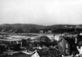 Huset med valmtak er I.G.Kristensengården. Foto 1902