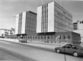 Herrekviperingen sto på nedre del av tomta til Post- og politibygget
